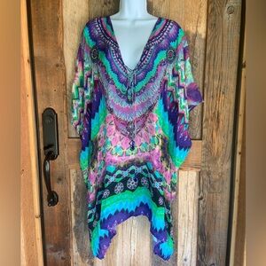 Shahida Parides Beautiful Flowing Beaded Kaftan Top